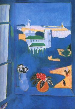 Peinture sur toile de Matisse Landscape Viewed From A Window 115x80cm reproduction peinte à la main