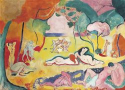 Matisse, Le Bonheur De Vivre reproduction peinte à la main