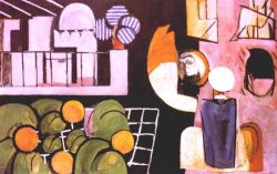 Matisse, Les Marocains reproduction peinte à la main