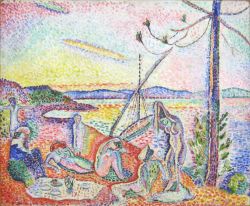 Peinture sur toile de Matisse, Luxe, Calme, Et Volupté reproduction peinte à la main