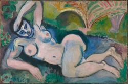 Matisse, Nu Bleu - Souvenir De Biskra reproduction peinte à la main
