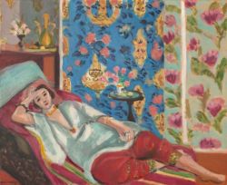 Matisse, Odalisque à La Culotte Rouge reproduction peinte à la main