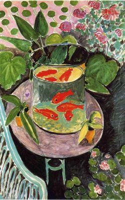 Matisse, Poisson Rouge reproduction peinte à la main
