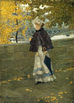 Maurice Prendergast, Along the Seine, 1892 reproduction peinte à la main