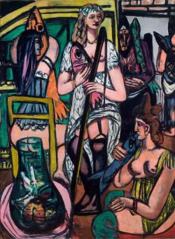 Max Beckmann Large Picture Of Women Fisherwomen 1948 reproduction peinte à la main
