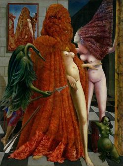 Max Ernst Attirement Of The Bride La Toilette De La Mari E 1940. reproduction peinte à la main