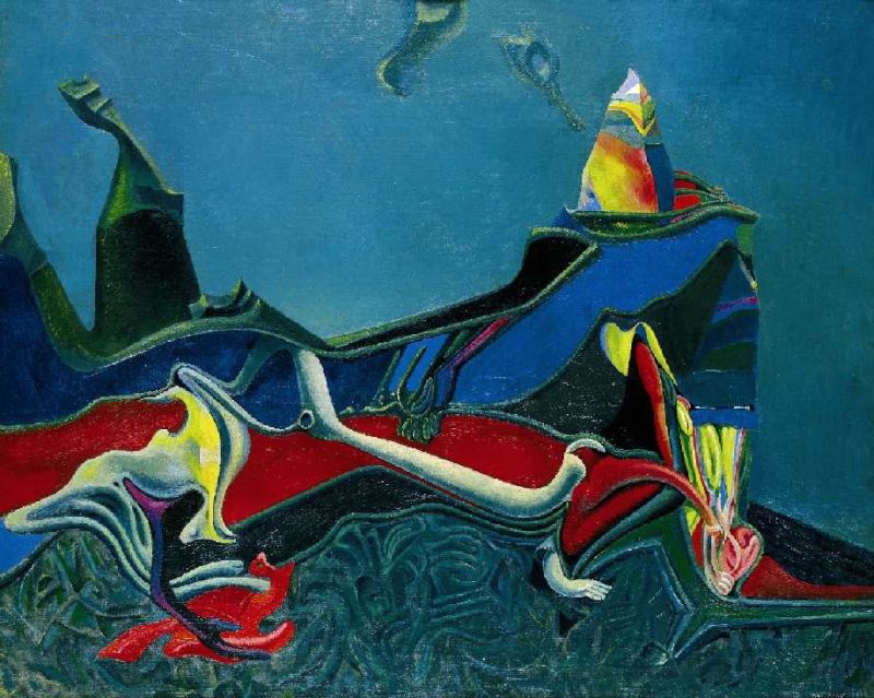 Max Ernst Paysage Au Germe De Bl 1936