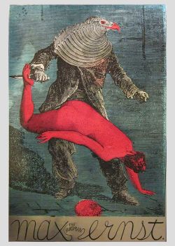 Max Ernst The Birdman - 1967 reproduction peinte à la main