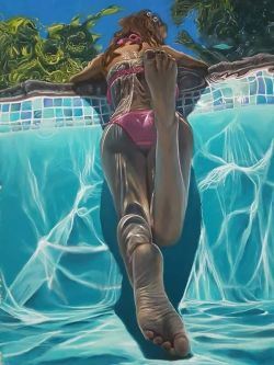 Michelle Luking Beneath The Surface Ii reproduction peinte à la main