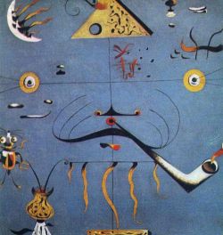 Peinture sur toile de Miro Catalan Peasant Head reproduction peinte à la main