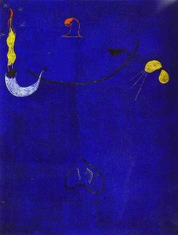 Peinture sur toile de Miro Catalan Peasant With A Guitar reproduction peinte à la main