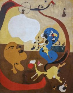Peinture sur toile de Miro Dutch Interior 2 reproduction peinte à la main