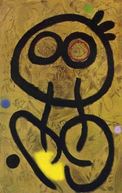 Peinture sur toile de Miro Self-portrait reproduction peinte à la main