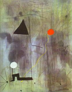 Peinture sur toile de Miro The Birth Of The World reproduction peinte à la main