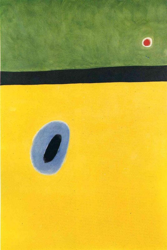 Miro The Lark S Wing Encircled With Golden Blue Rejoins The Heart Of The Poppy Sleeping On A Diamond.jpg Hd