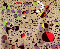 Peinture sur toile de Miro The Poetess reproduction peinte à la main