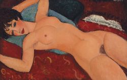 Peinture sur toile de Modigliani Nu Couche reproduction peinte à la main