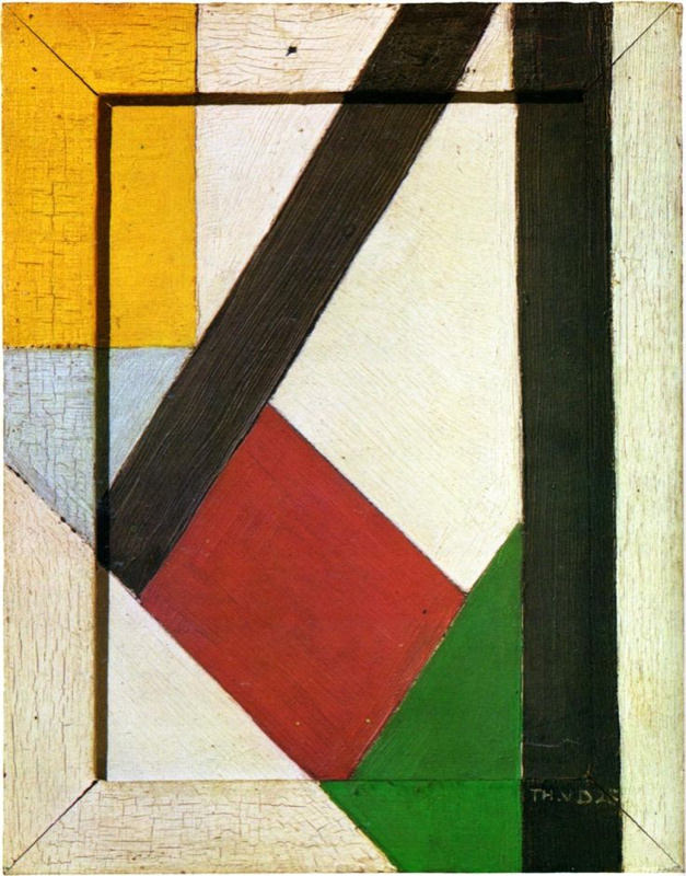 Mondrian, Composition C No III, Avec Rouge, Jaune Et Bleu