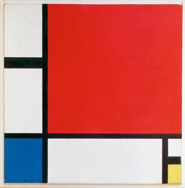 Mondrian, Composition II En Rouge, Bleu Et Jaune