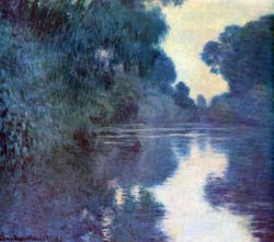 Peinture sur toile de Monet Bras De La Seine A Giverny reproduction peinte à la main