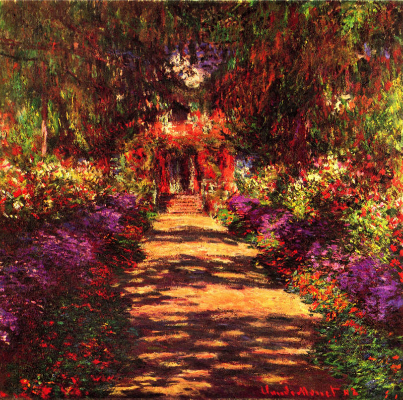 Monet Chemin Dans Le Jardin De Monet A Giverny