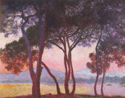 Peinture sur toile de Monet Juan Les Pins reproduction peinte à la main