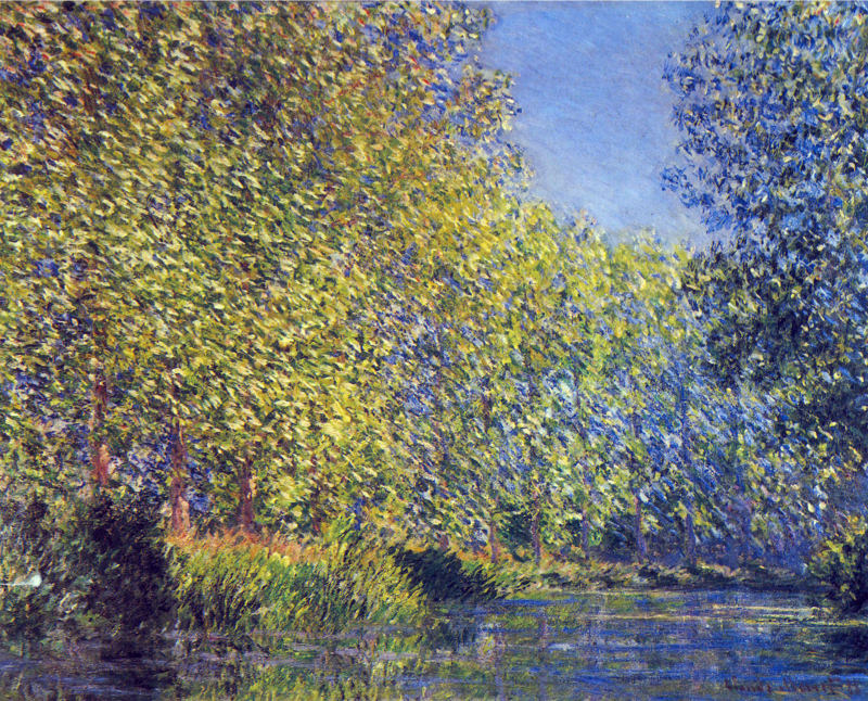 Monet La Rivie Re Epte Pres De Giverny