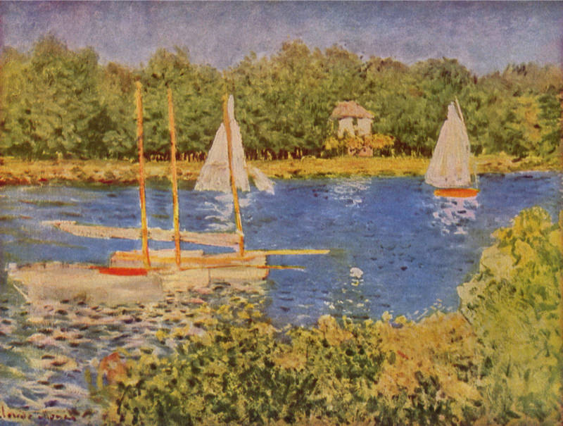 Monet La Seine Dans Le Bassin D Argenteuil