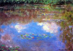 Peinture sur toile de Monet Le Pont Aux Nenuphars 4 reproduction peinte à la main