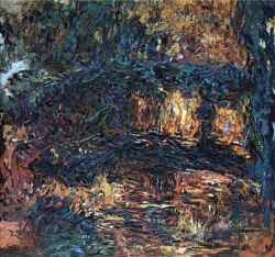 Peinture sur toile de Monet Le Pont Japonais 3 reproduction peinte à la main