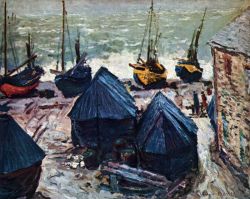 Peinture sur toile de Monet Les Bateaux reproduction peinte à la main