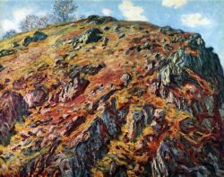 Peinture sur toile de Monet Les Rochers reproduction peinte à la main