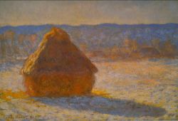 Peinture sur toile de Monet Meule De Foin 3 reproduction peinte à la main