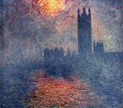 Peinture sur toile de Monet Parlement De Londres reproduction peinte à la main