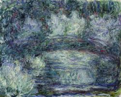 Peinture sur toile de Monet Pont Japonais - Japanilainen Silta reproduction peinte à la main