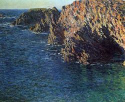 Peinture sur toile de Monet Port De Domois reproduction peinte à la main