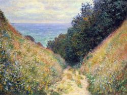 Peinture sur toile de Monet Pourville 1 reproduction peinte à la main