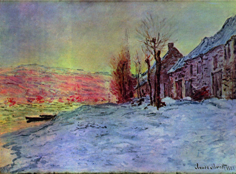 Monet Terrain A Laval - Soleil Et Neige