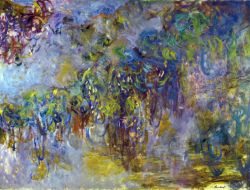 Peinture sur toile de Monet Wisteria 2 reproduction peinte à la main