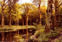 Monsted A Forest Stream reproduction peinte à la main