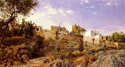 Monsted A View Of Anacapri reproduction peinte à la main