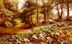 Monsted The Path On The Rivers Edge reproduction peinte à la main