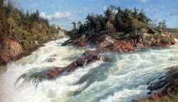 Monsted The Raging Rapids reproduction peinte à la main
