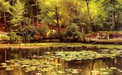 Monsted Waterlilies reproduction peinte à la main