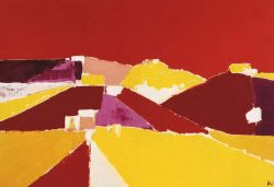 Peinture sur toile de Nicolas De Stael Agrigente reproduction peinte à la main