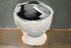 Peinture sur toile de Nicolas De Stael Bol Gris 1954 reproduction peinte à la main
