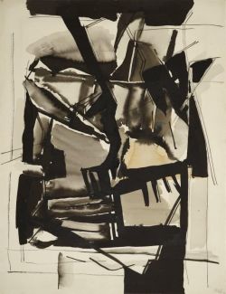 Peinture sur toile de Nicolas De Stael Composition 1948 reproduction peinte à la main