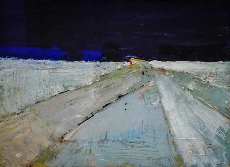 Nicolas De Stael En Gris Noir Et Neige