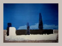 Peinture sur toile de Nicolas De Stael Fiesole reproduction peinte à la main