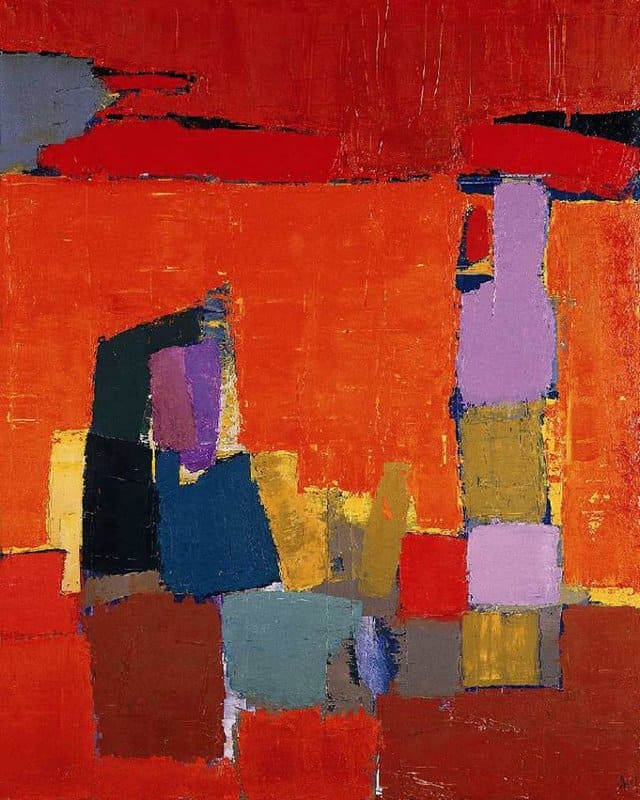 Nicolas De Stael Figure Au Bord De La Mer 1952